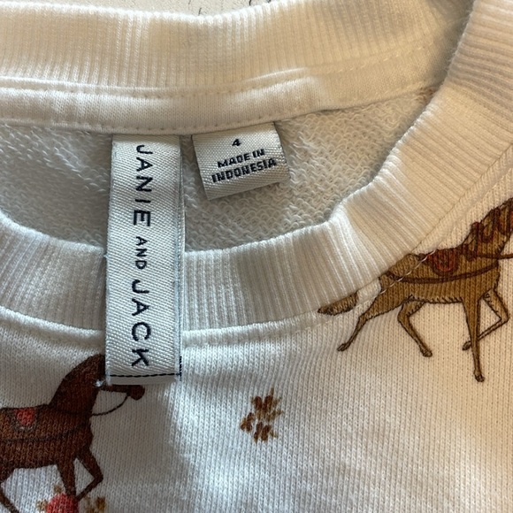 Janie and Jack Cropped Horse Shirt - Picture 2 of 4